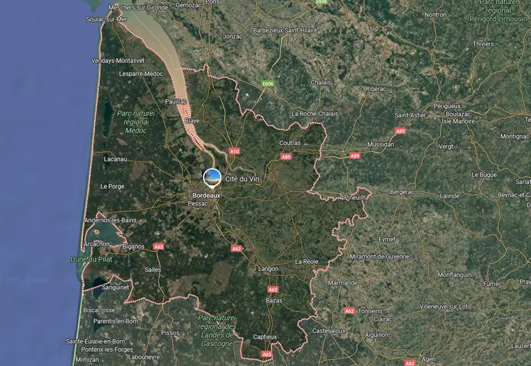 Carte de la zone d’intervention SAPA Toulenne