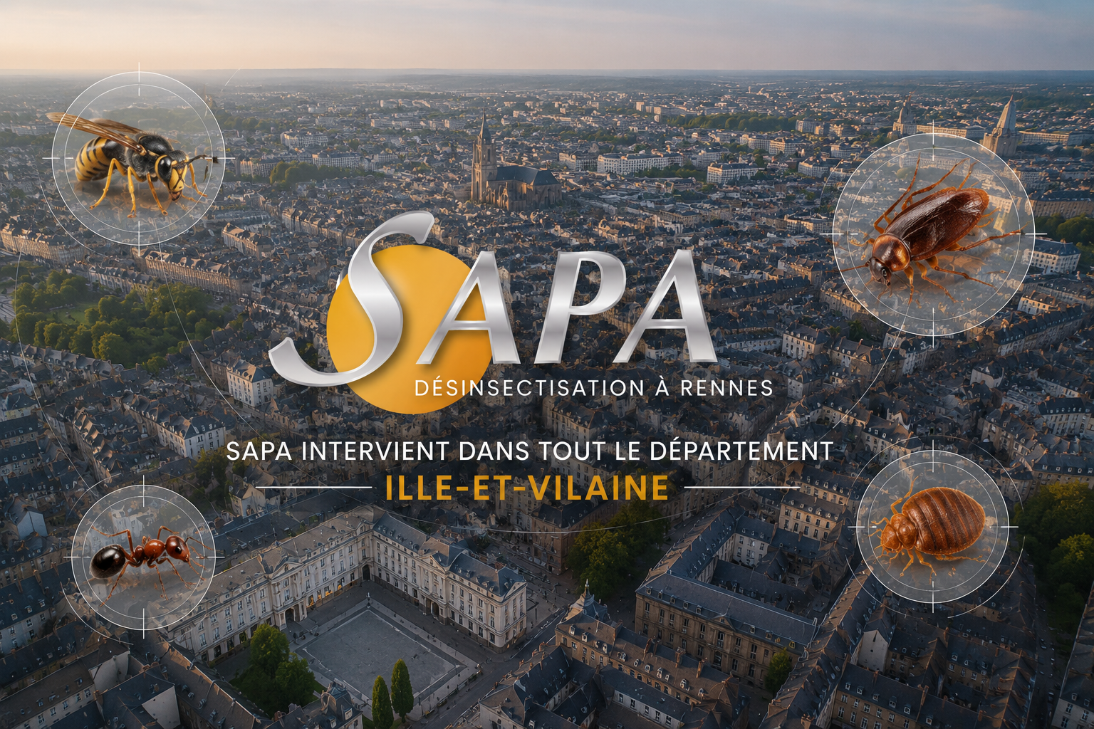 Dératisation à Rennes – SAPA Traitement intervient dans tout le département Ille-et-Vilaine